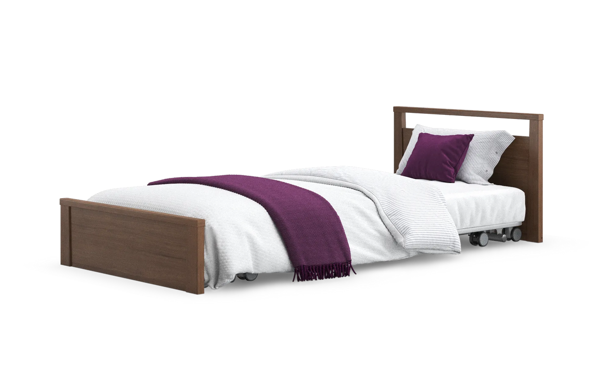 Opera Beds Solo Low Footboard Profiling Floor Bed - Ultra-Low Medical Care Bed - Detail View 17
