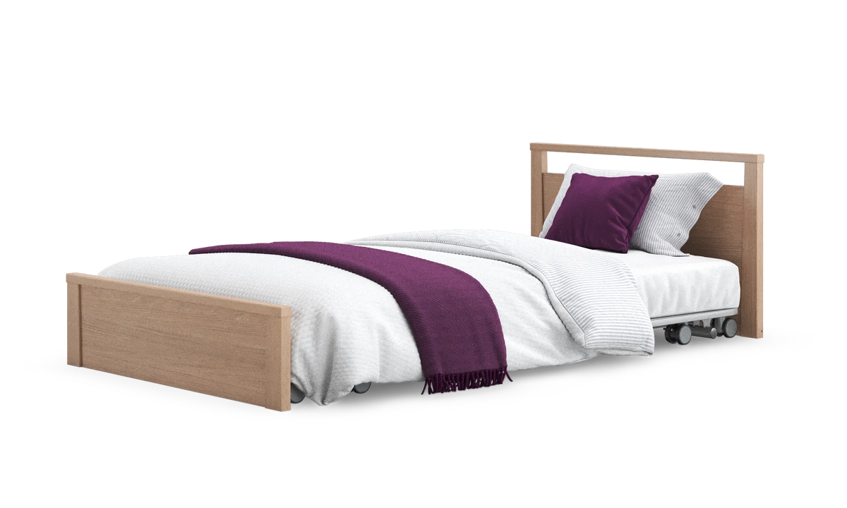Opera Beds Solo Low Footboard Profiling Floor Bed - Ultra-Low Medical Care Bed - Detail View 19