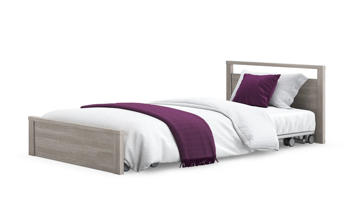 Opera Beds Solo Low Footboard Profiling Floor Bed - Ultra-Low Medical Care Bed - Detail View 21