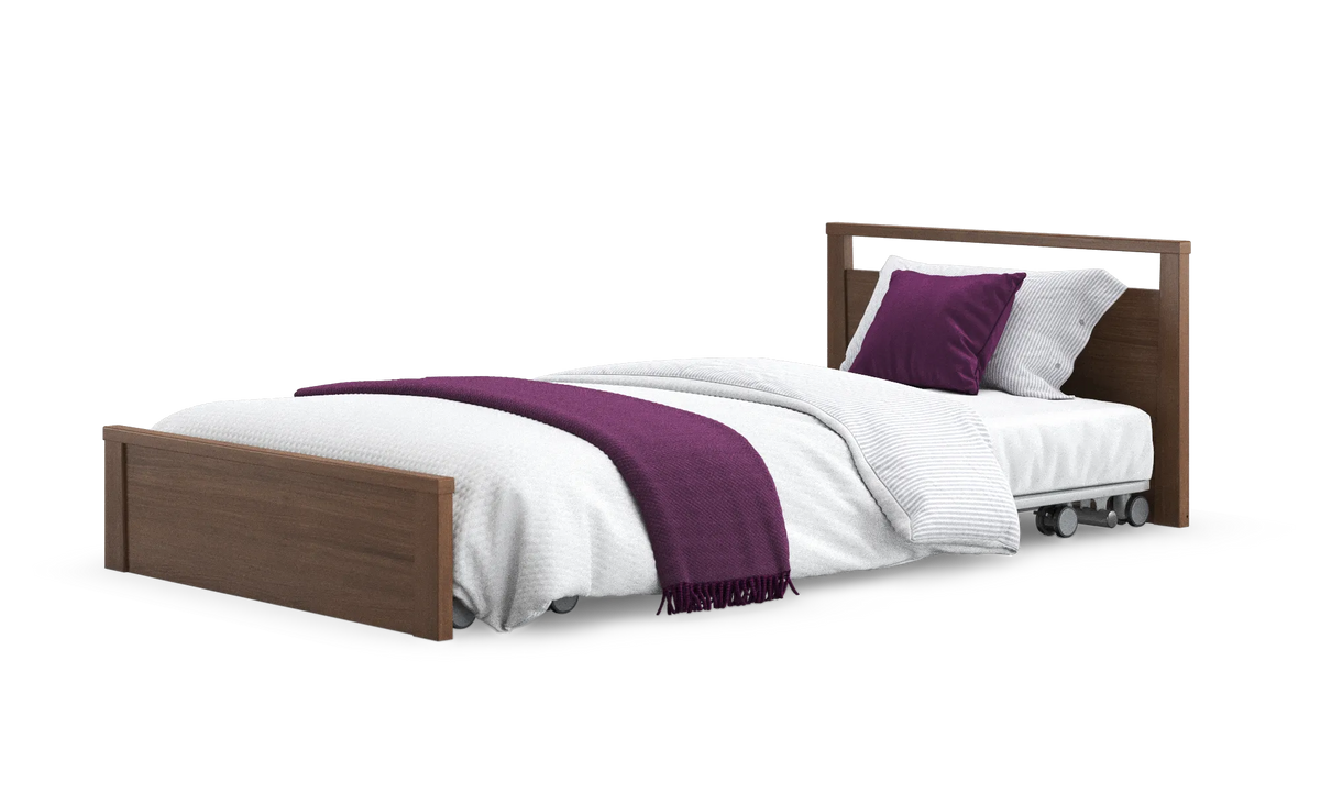 Opera Beds Solo Low Footboard Profiling Floor Bed - Ultra-Low Medical Care Bed - Detail View 20