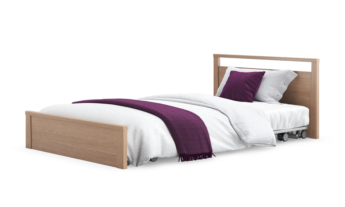 Opera Beds Solo Low Footboard Profiling Floor Bed - Ultra-Low Medical Care Bed - Detail View 22