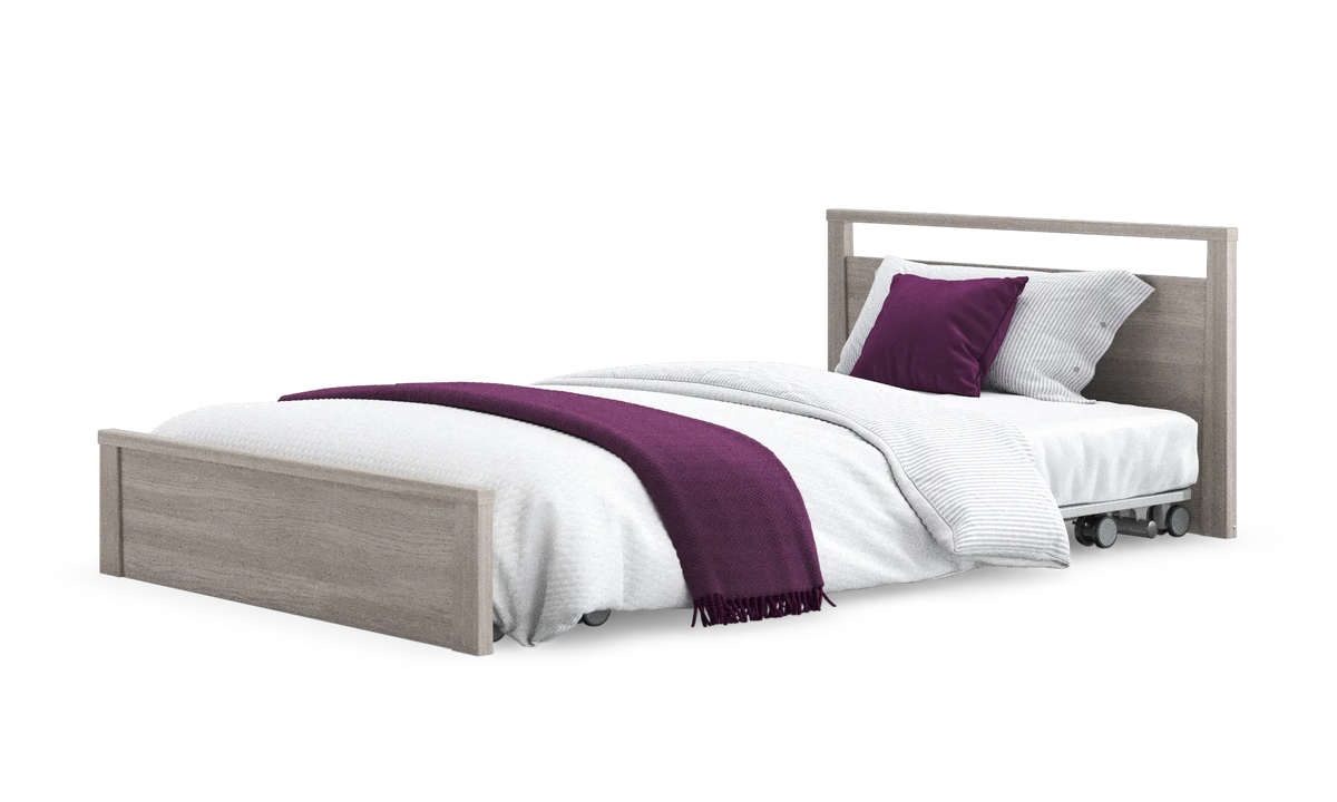 Opera Beds Solo Low Footboard Profiling Floor Bed - Ultra-Low Medical Care Bed - Detail View 24