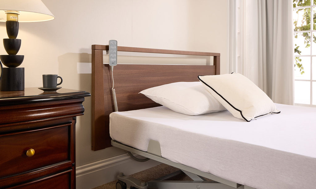 Opera Beds Solo Low Footboard Profiling Floor Bed - Ultra-Low Medical Care Bed - Detail View 7