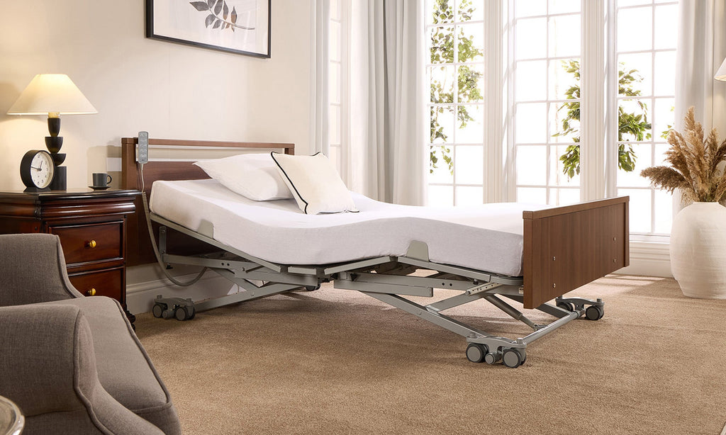 Opera Beds Solo Low Footboard Profiling Floor Bed - Ultra-Low Medical Care Bed - Detail View 4