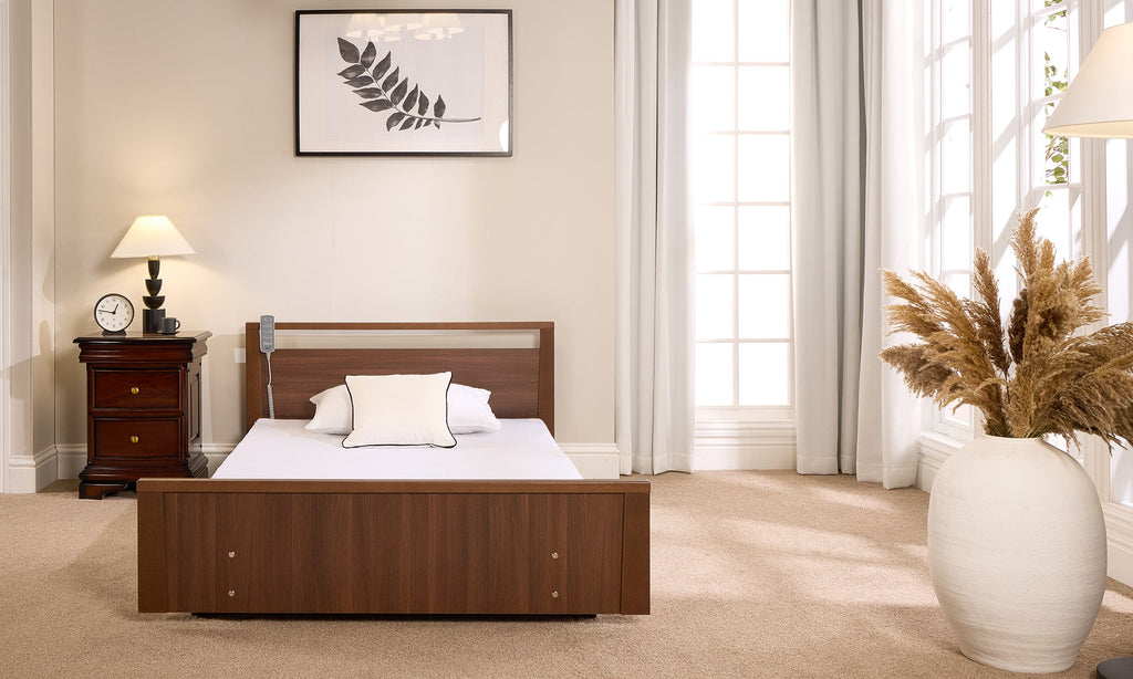 Opera Beds Solo Low Footboard Profiling Floor Bed - Ultra-Low Medical Care Bed - Detail View 3
