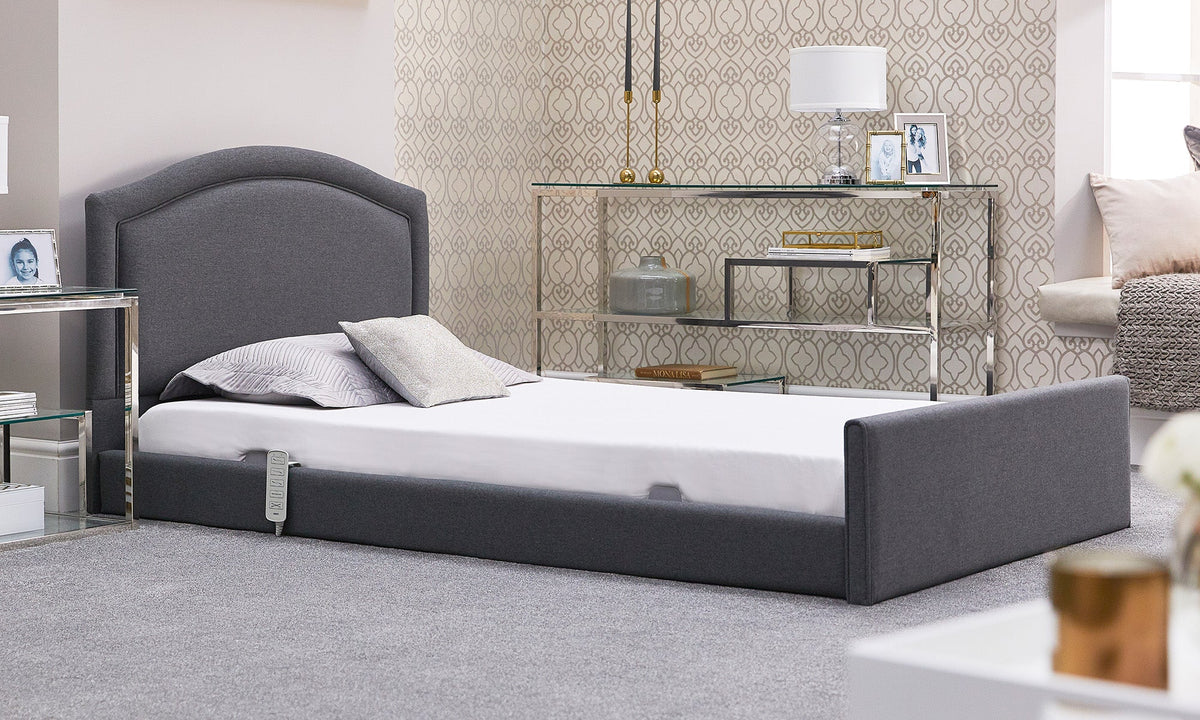 Opera Beds Solo Comfort Profiling Floor Bed - Ultra-Low Electric Nursing Bed - Detail View 2