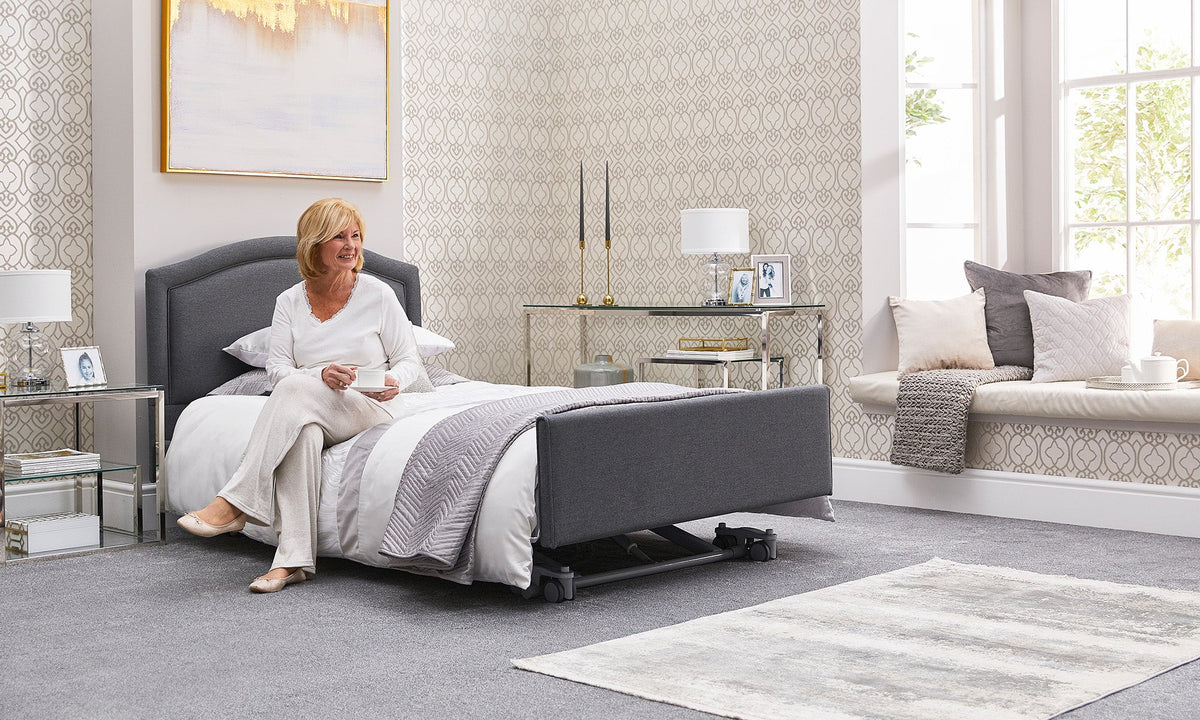 Opera Beds Solo Comfort Profiling Floor Bed - Ultra-Low Electric Nursing Bed - Detail View 3