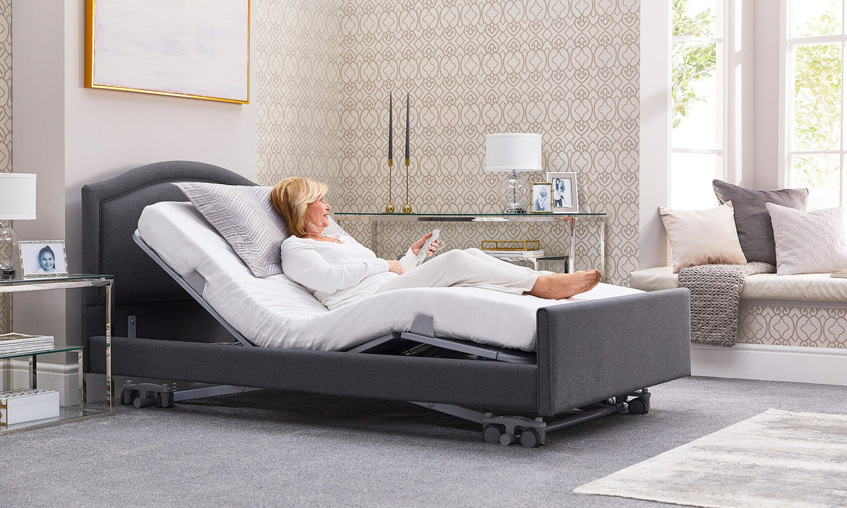 Opera Beds Solo Comfort Profiling Floor Bed - Ultra-Low Electric Nursing Bed - Detail View 5
