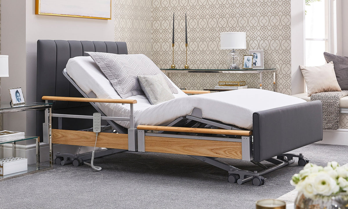 Opera Beds Solo Comfort Plus Profiling Floor Bed - Ultra-Low Falls Prevention Bed - Detail View 2