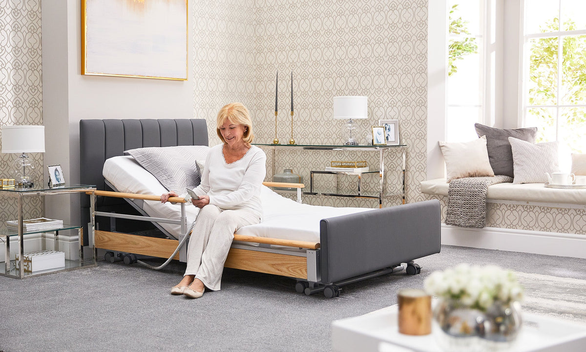Opera Beds Solo Comfort Plus Profiling Floor Bed - Ultra-Low Falls Prevention Bed - Detail View 3