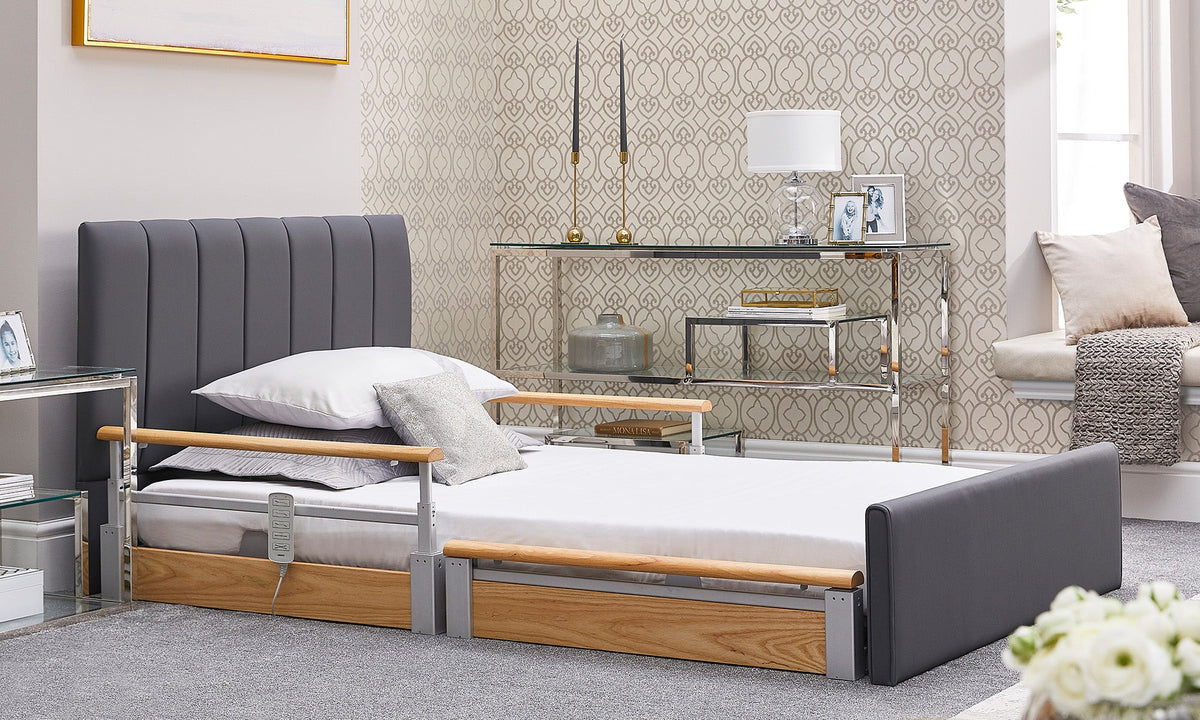 Opera Beds Solo Comfort Plus Profiling Floor Bed - Ultra-Low Falls Prevention Bed - Detail View 4