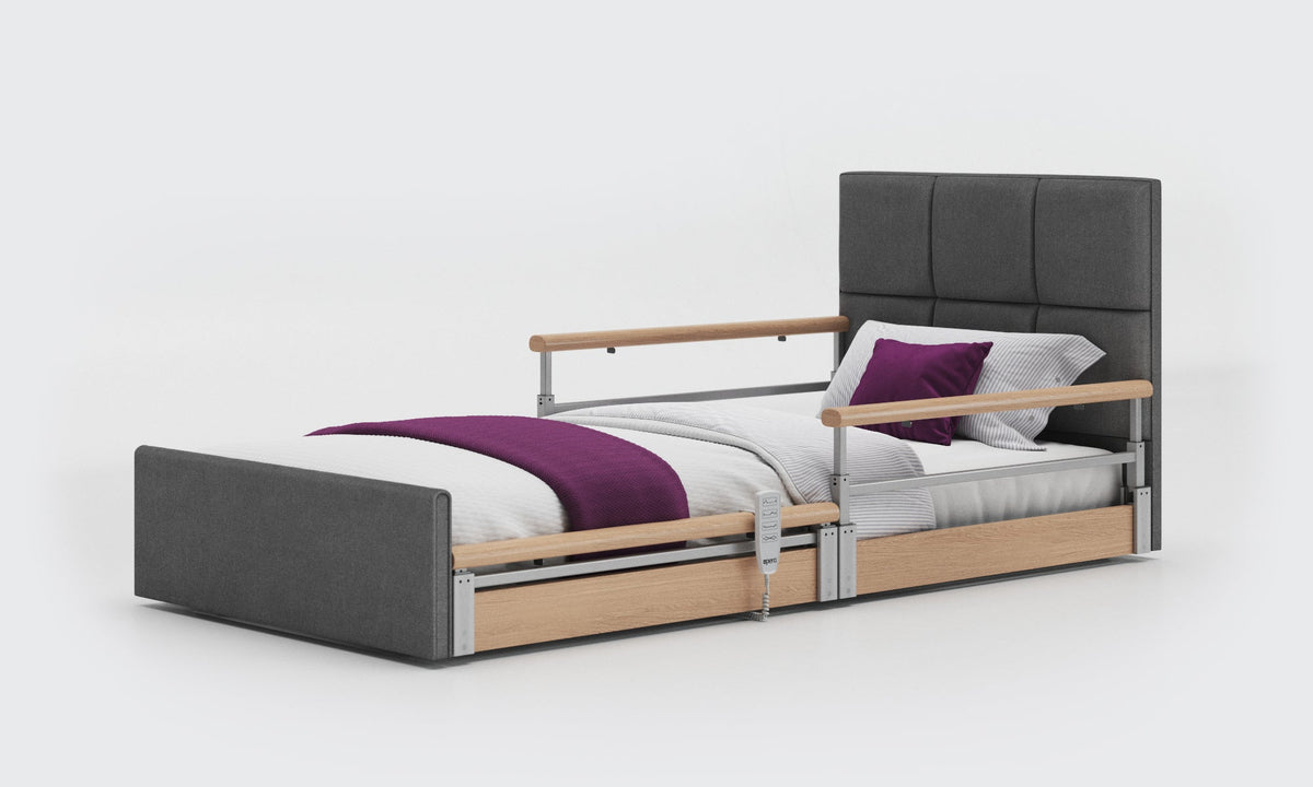 Opera Beds Solo Comfort Plus Profiling Floor Bed - Ultra-Low Falls Prevention Bed - Detail View 61