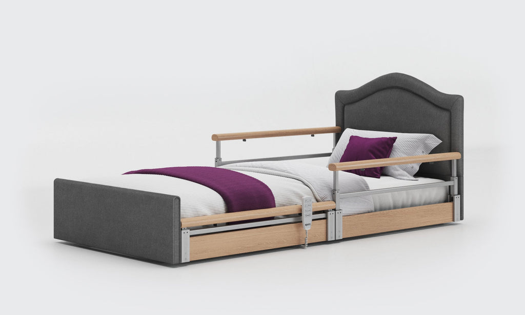 Opera Beds Solo Comfort Plus Profiling Floor Bed - Ultra-Low Falls Prevention Bed - Detail View 59