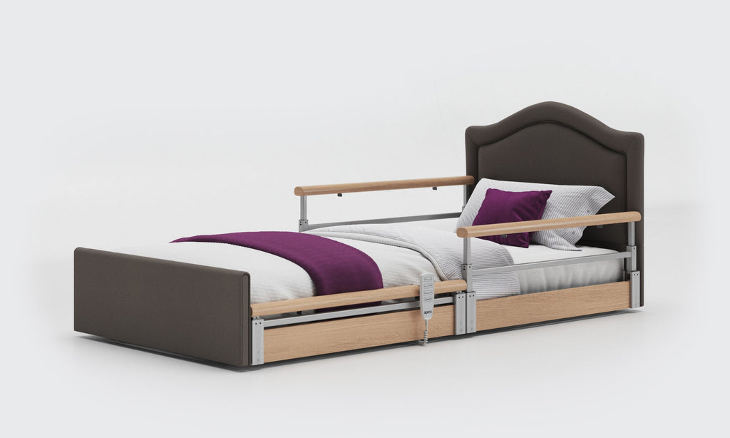 Opera Beds Solo Comfort Plus Profiling Floor Bed - Ultra-Low Falls Prevention Bed - Detail View 60