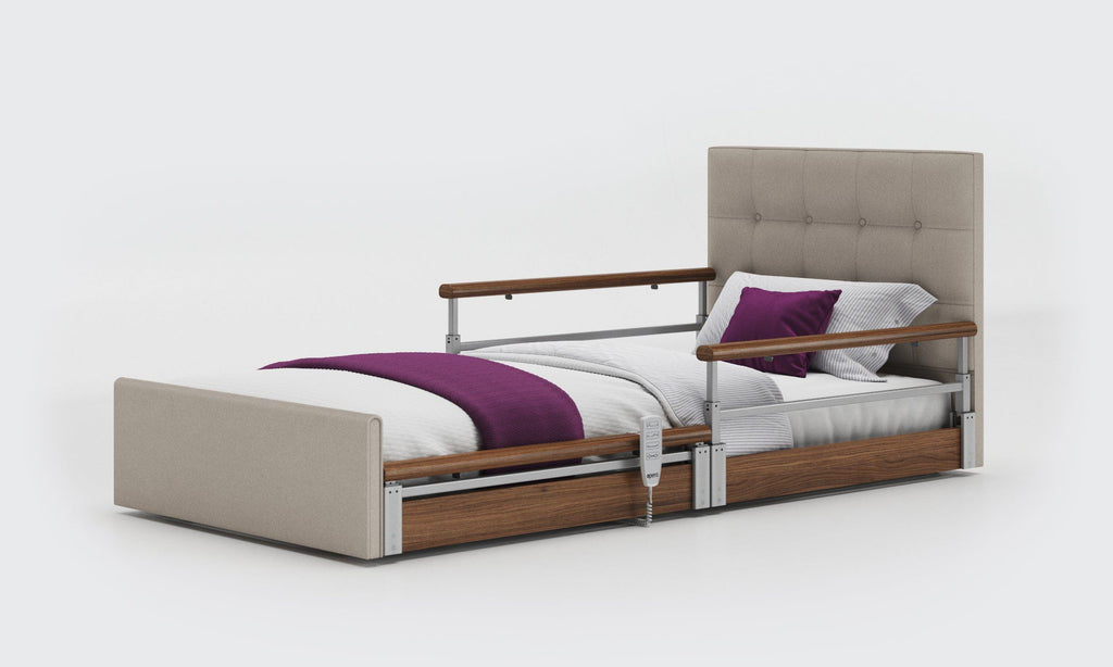 Opera Beds Solo Comfort Plus Profiling Floor Bed - Ultra-Low Falls Prevention Bed - Detail View 97