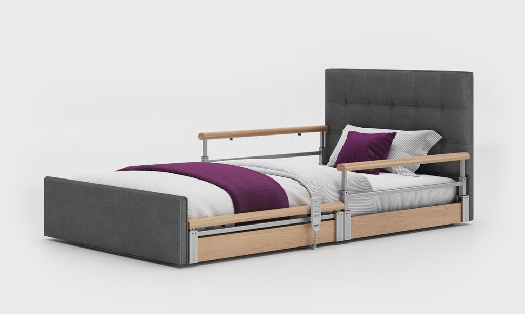 Opera Beds Solo Comfort Plus Profiling Floor Bed - Ultra-Low Falls Prevention Bed - Detail View 71