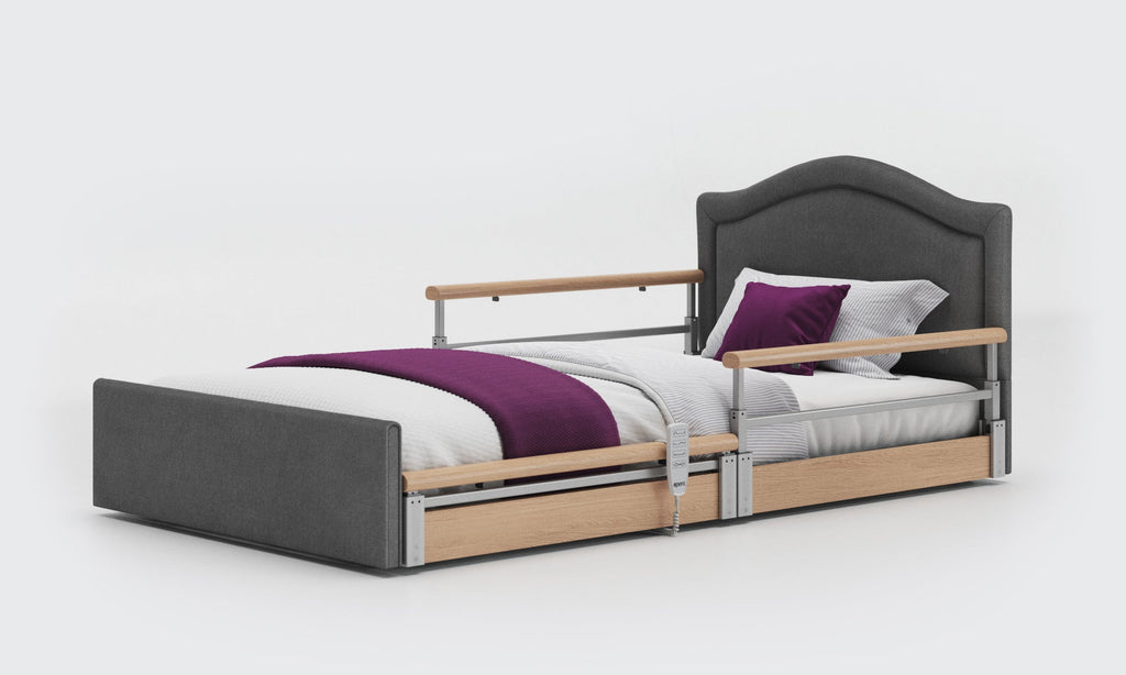 Opera Beds Solo Comfort Plus Profiling Floor Bed - Ultra-Low Falls Prevention Bed - Detail View 73