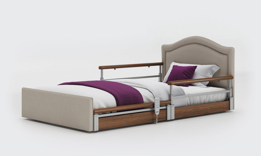Opera Beds Solo Comfort Plus Profiling Floor Bed - Ultra-Low Falls Prevention Bed - Detail View 52