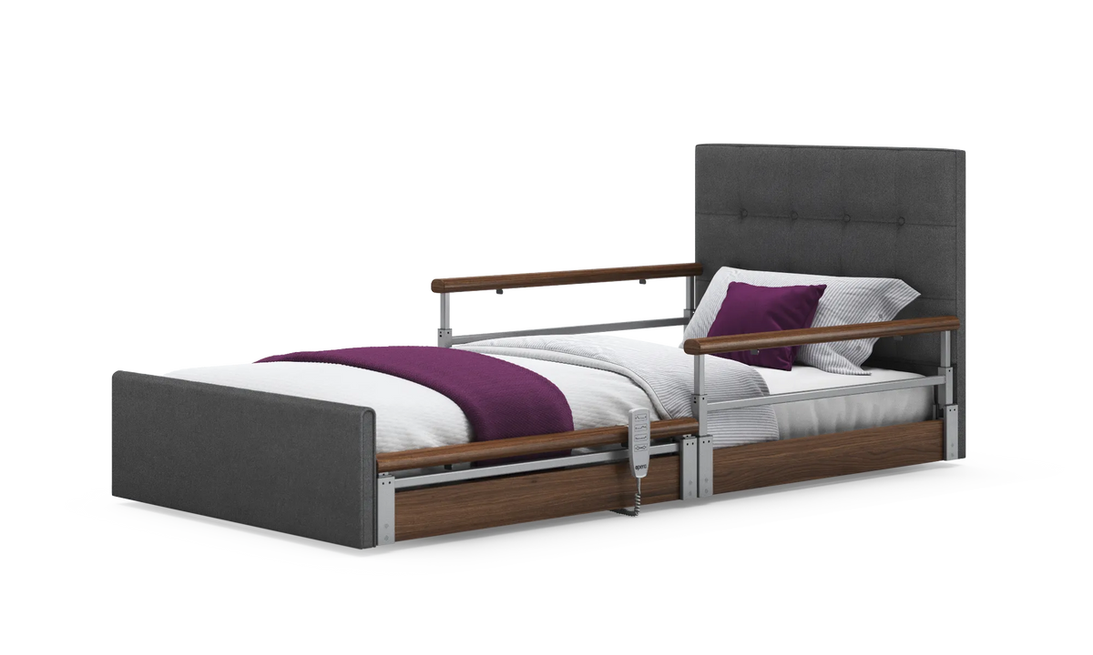 Opera Beds Solo Comfort Plus Profiling Floor Bed - Ultra-Low Falls Prevention Bed - Detail View 129