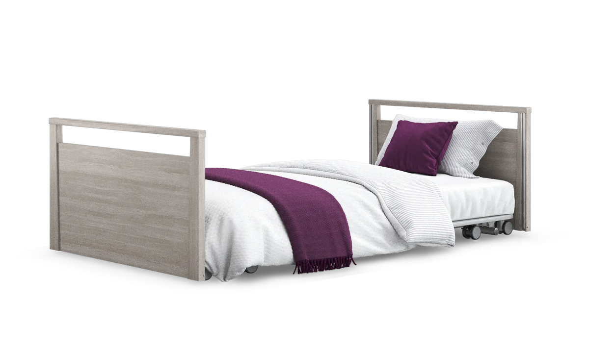 Opera Beds Solo SafeSide Electric Profiling Floor Bed - Ultra-Low Nursing Care Bed - Detail View 29