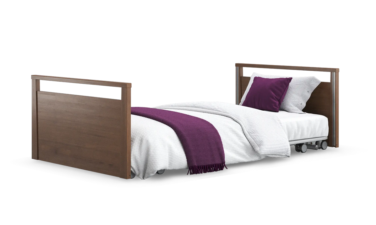 Opera Beds Solo SafeSide Electric Profiling Floor Bed - Ultra-Low Nursing Care Bed - Detail View 27