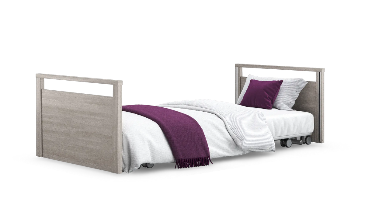 Opera Beds Solo SafeSide Electric Profiling Floor Bed - Ultra-Low Nursing Care Bed - Detail View 25