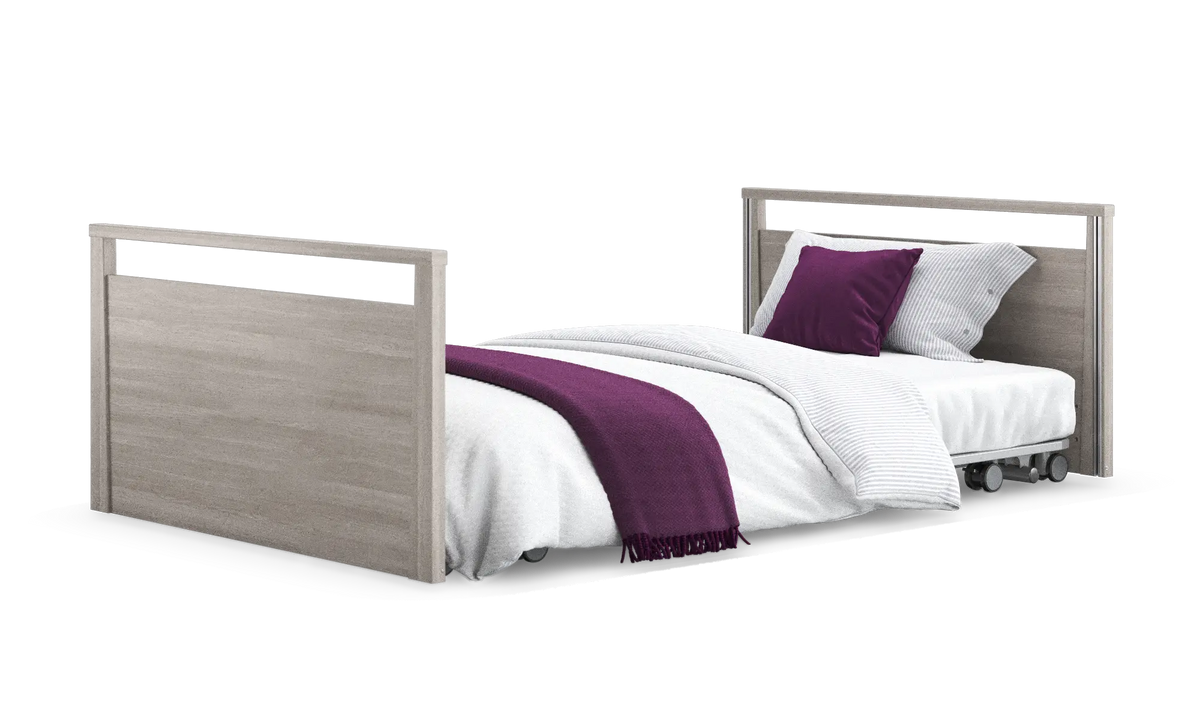 Opera Beds Solo SafeSide Electric Profiling Floor Bed - Ultra-Low Nursing Care Bed - Detail View 37