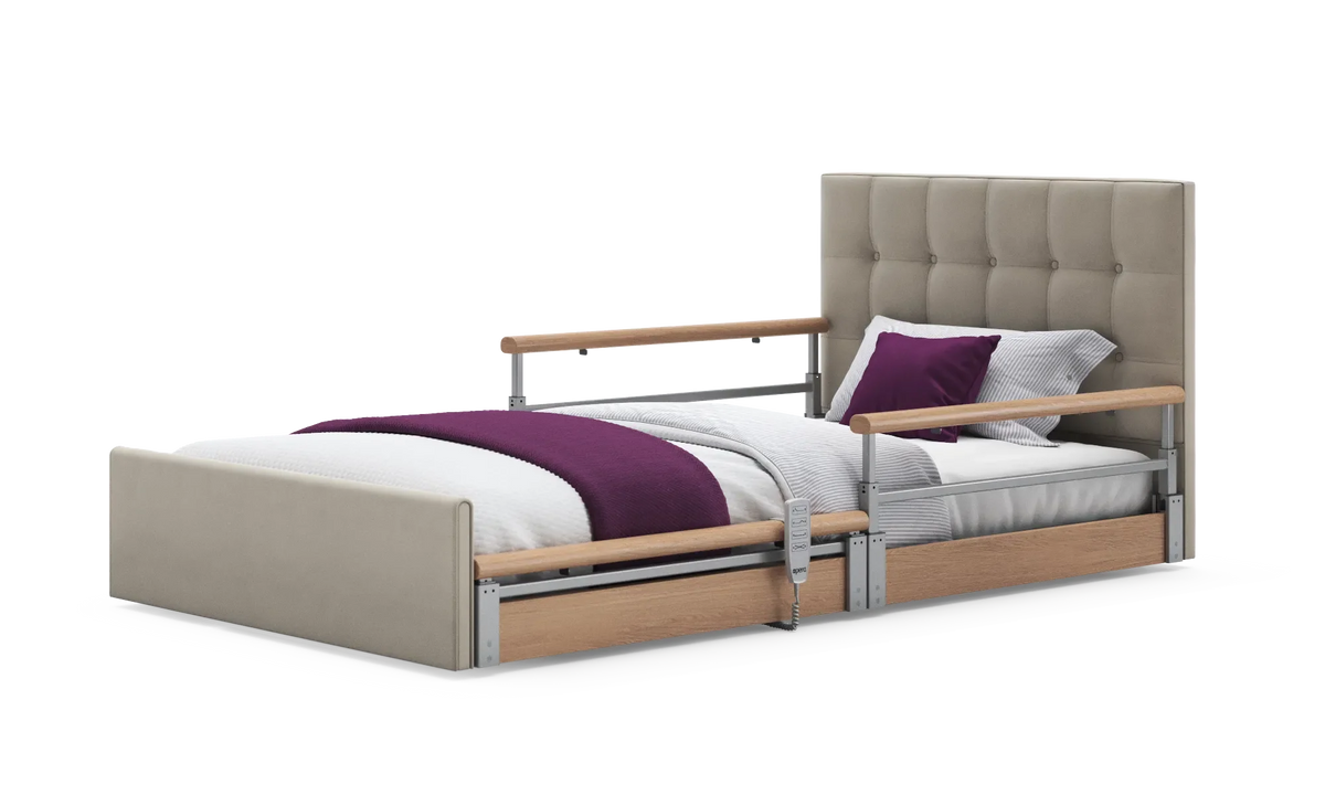 Opera Beds Solo Comfort Plus Profiling Floor Bed - Ultra-Low Falls Prevention Bed - Detail View 113