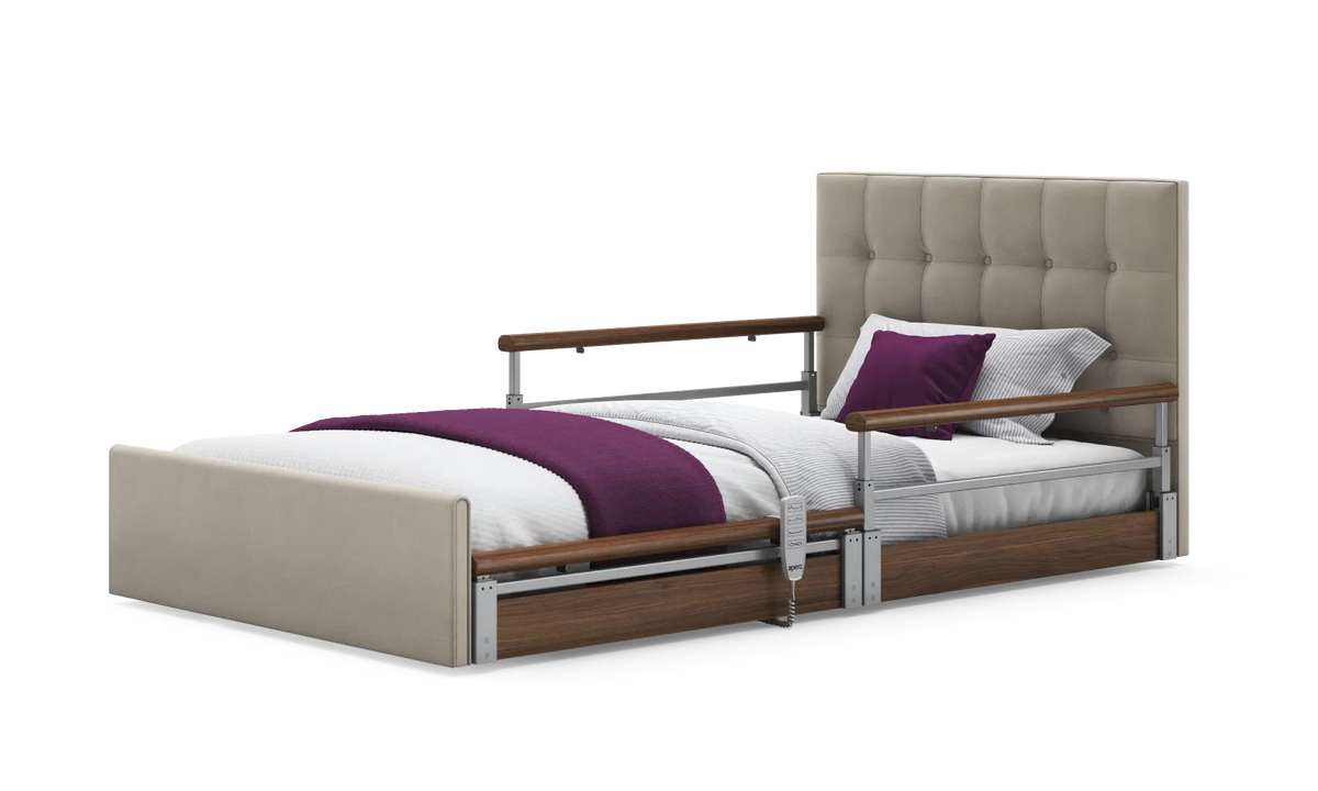 Opera Beds Solo Comfort Plus Profiling Floor Bed - Ultra-Low Falls Prevention Bed - Detail View 112