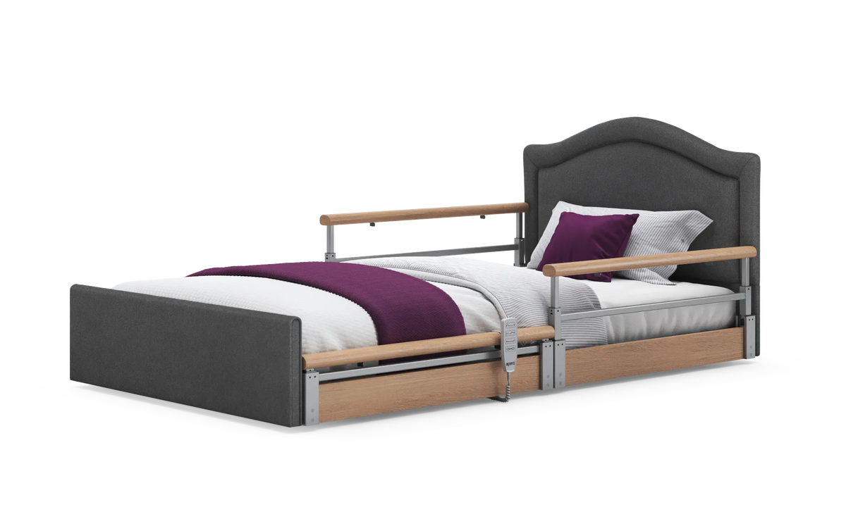 Opera Beds Solo Comfort Plus Profiling Floor Bed - Ultra-Low Falls Prevention Bed - Detail View 126