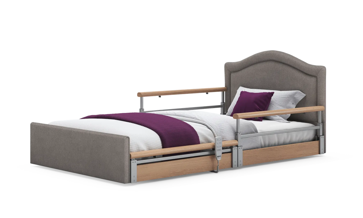 Opera Beds Solo Comfort Plus Profiling Floor Bed - Ultra-Low Falls Prevention Bed - Detail View 179