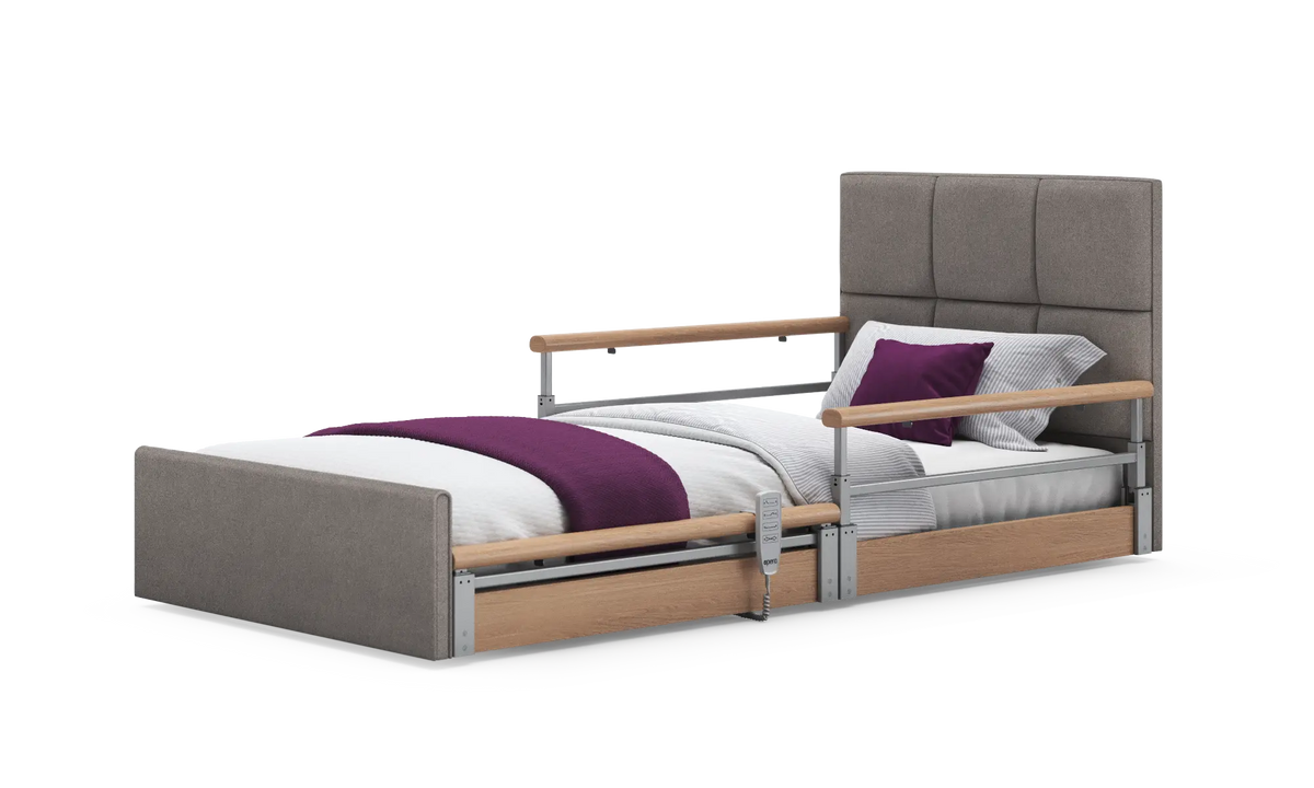 Opera Beds Solo Comfort Plus Profiling Floor Bed - Ultra-Low Falls Prevention Bed - Detail View 174