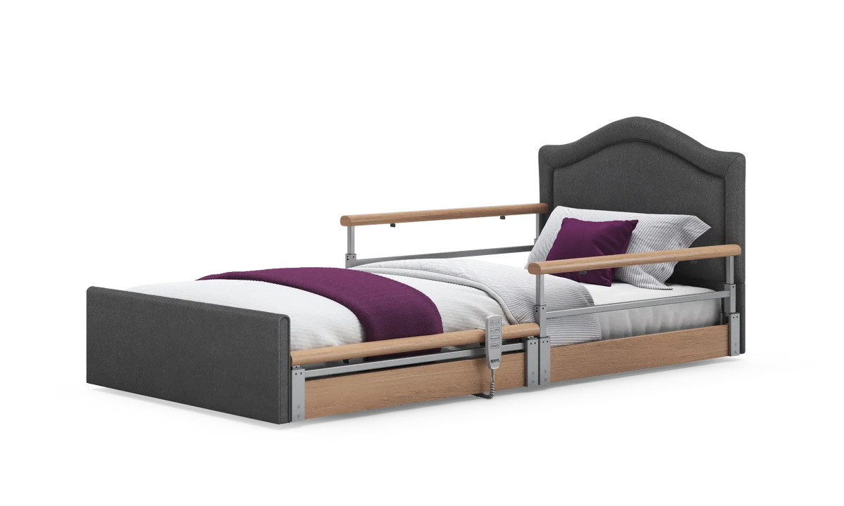 Opera Beds Solo Comfort Plus Profiling Floor Bed - Ultra-Low Falls Prevention Bed - Detail View 124