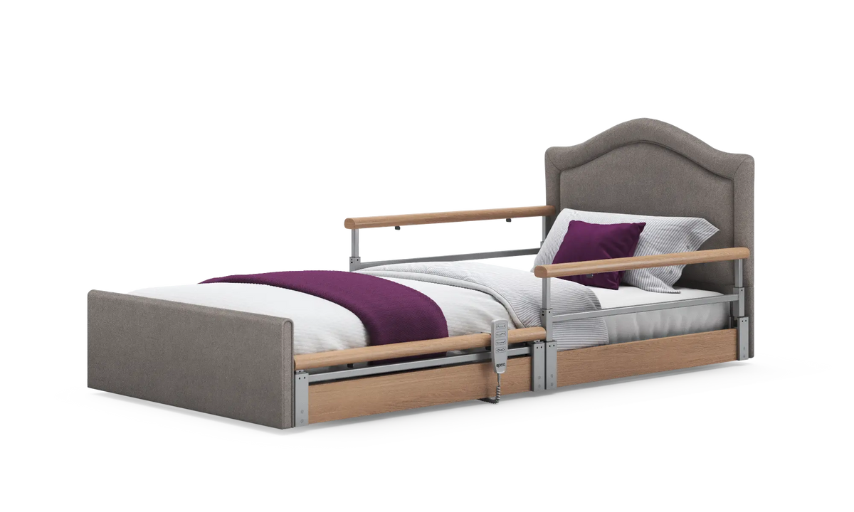 Opera Beds Solo Comfort Plus Profiling Floor Bed - Ultra-Low Falls Prevention Bed - Detail View 173