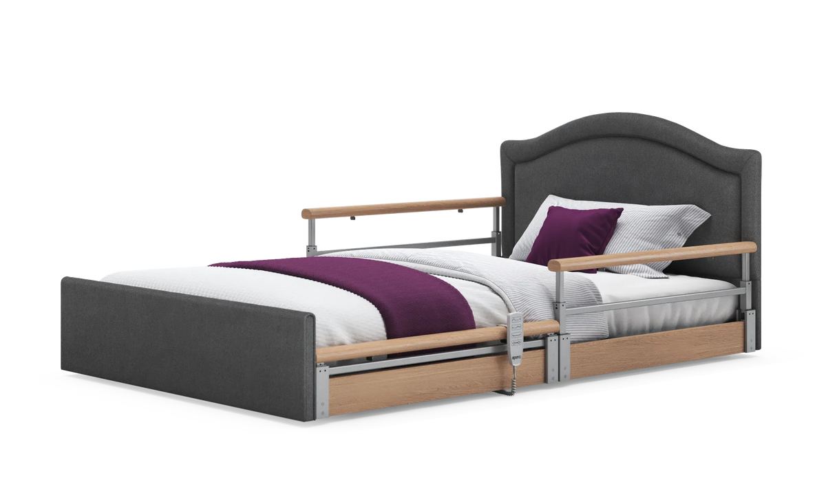 Opera Beds Solo Comfort Plus Profiling Floor Bed - Ultra-Low Falls Prevention Bed - Detail View 127