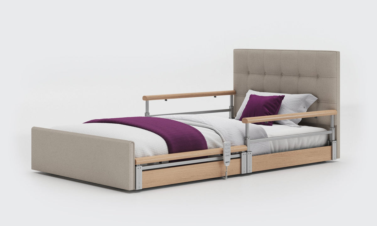 Opera Beds Solo Comfort Plus Profiling Floor Bed - Ultra-Low Falls Prevention Bed - Detail View 21