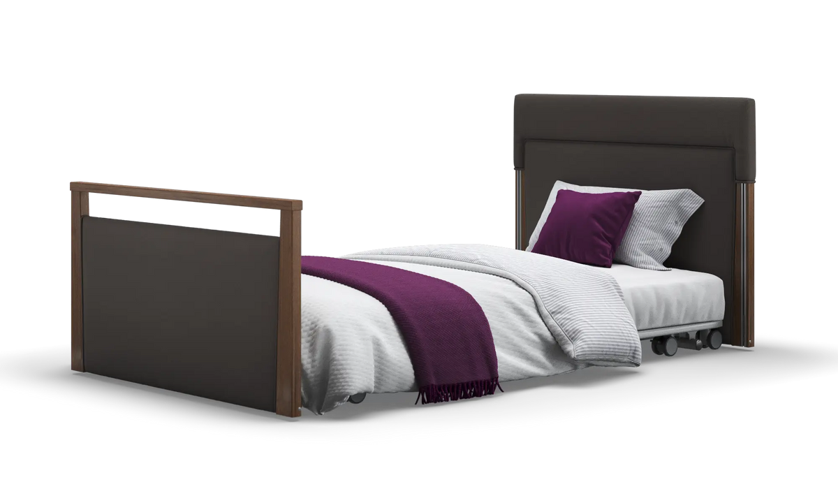 Opera Beds Solo SafeSide Upholstered Profiling Floor Bed - Ultra-Low Care Bed - Detail View 114