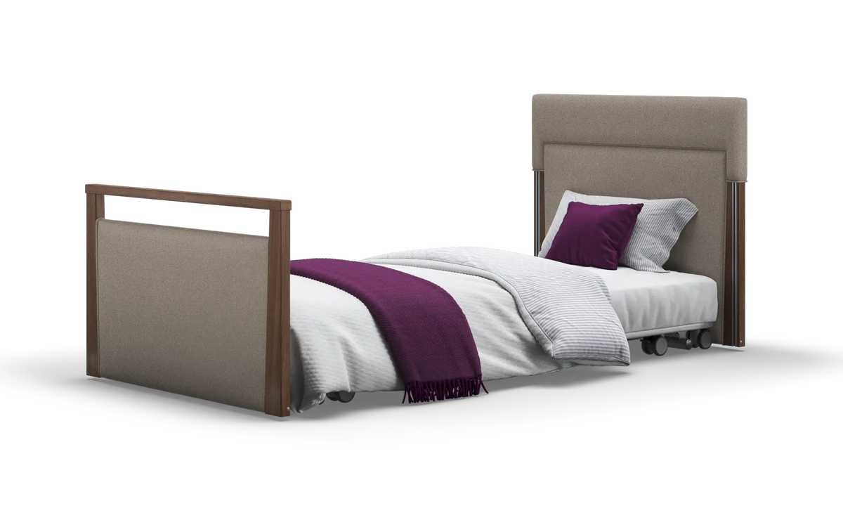 Opera Beds Solo SafeSide Upholstered Profiling Floor Bed - Ultra-Low Care Bed - Detail View 88