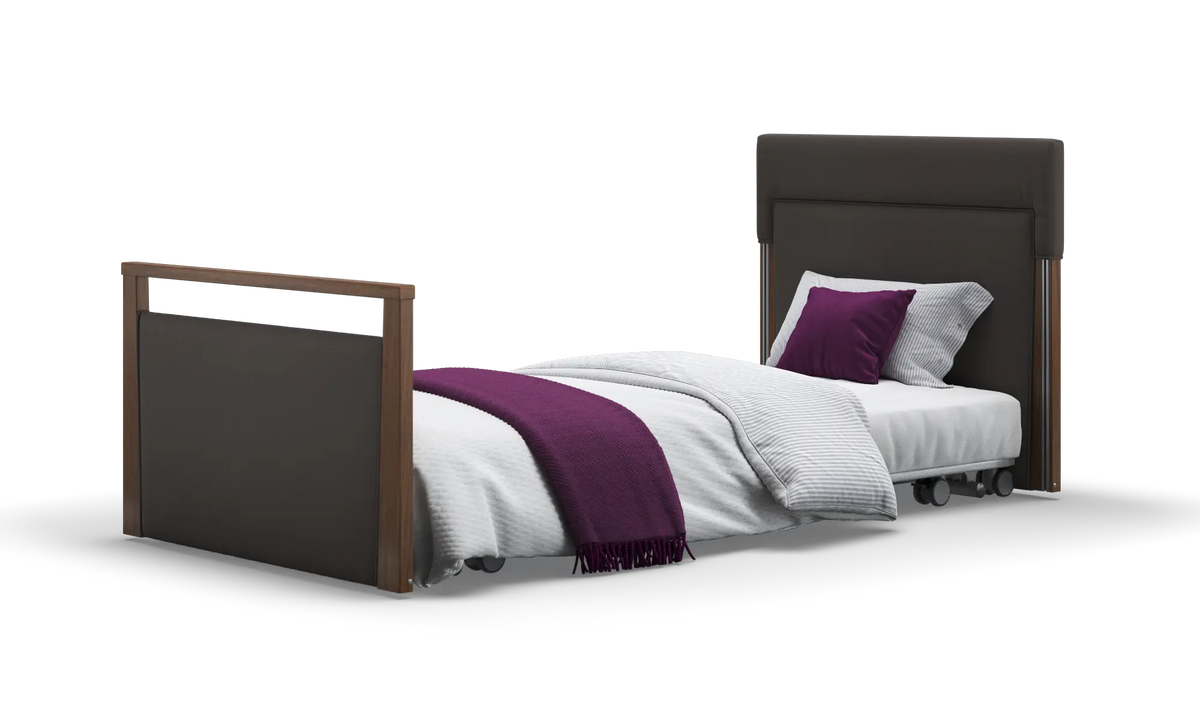 Opera Beds Solo SafeSide Upholstered Profiling Floor Bed - Ultra-Low Care Bed - Detail View 92