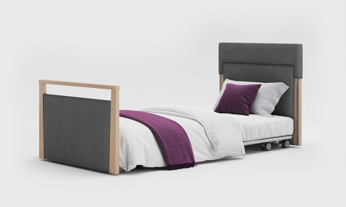Opera Beds Solo SafeSide Upholstered Profiling Floor Bed - Ultra-Low Care Bed - Detail View 10