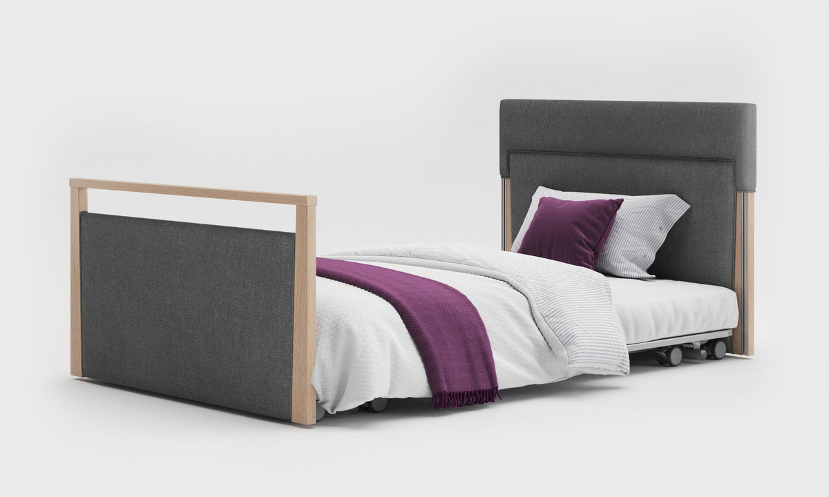 Opera Beds Solo SafeSide Upholstered Profiling Floor Bed - Ultra-Low Care Bed - Detail View 59