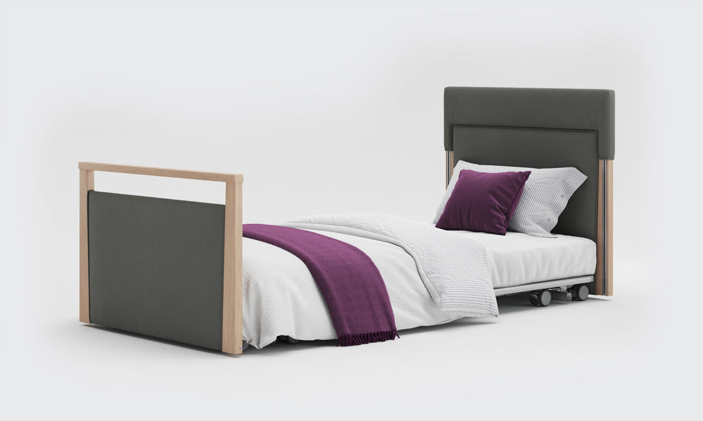 Opera Beds Solo SafeSide Upholstered Profiling Floor Bed - Ultra-Low Care Bed - Detail View 11