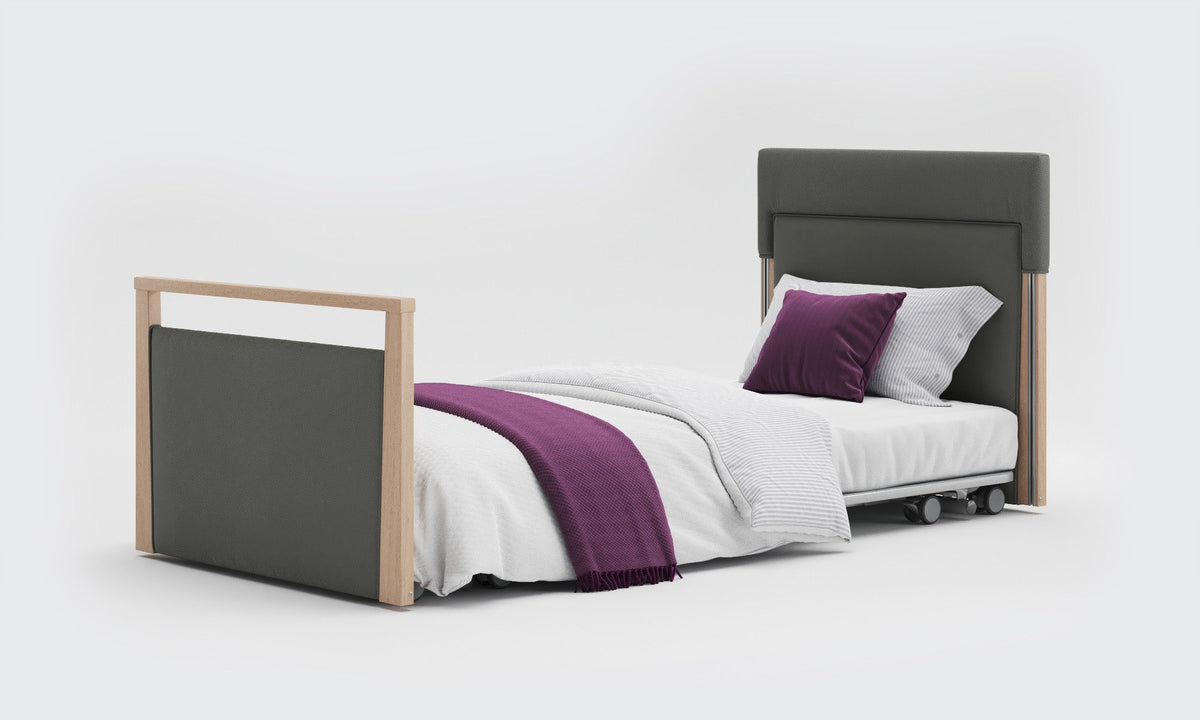 Opera Beds Solo SafeSide Upholstered Profiling Floor Bed - Ultra-Low Care Bed - Detail View 11