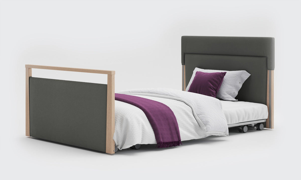 Opera Beds Solo SafeSide Upholstered Profiling Floor Bed - Ultra-Low Care Bed - Detail View 61