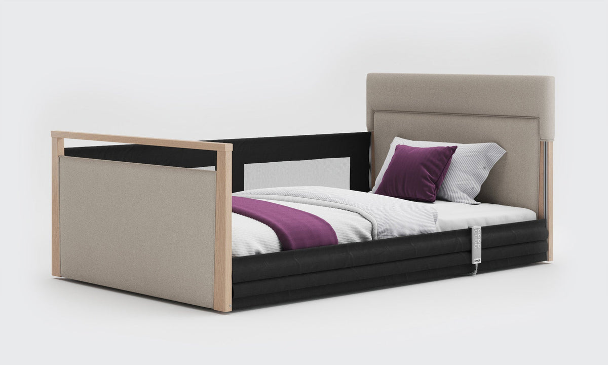 Opera Beds Solo SafeSide Upholstered Profiling Floor Bed - Ultra-Low Care Bed - Detail View 50