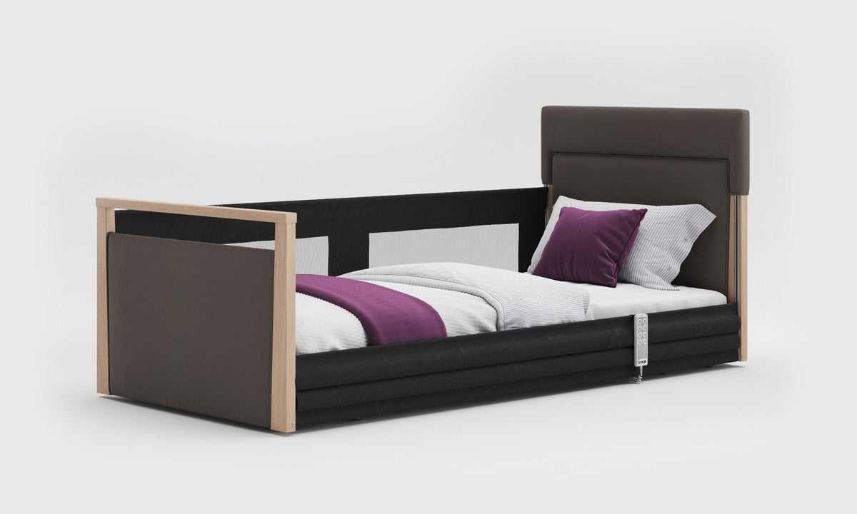 Opera Beds Solo SafeSide Upholstered Profiling Floor Bed - Ultra-Low Care Bed - Detail View 8