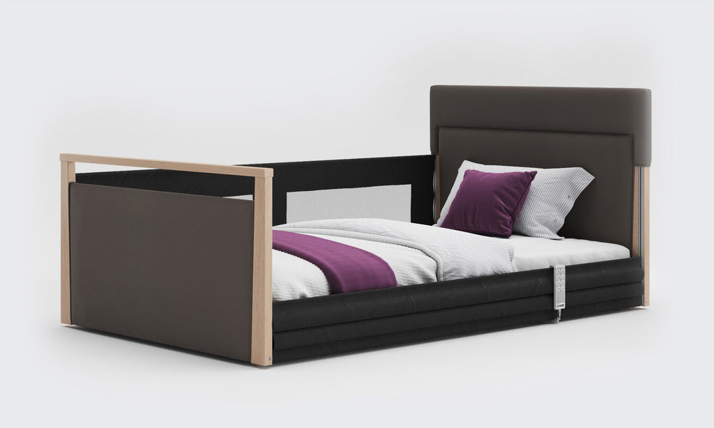 Opera Beds Solo SafeSide Upholstered Profiling Floor Bed - Ultra-Low Care Bed - Detail View 55