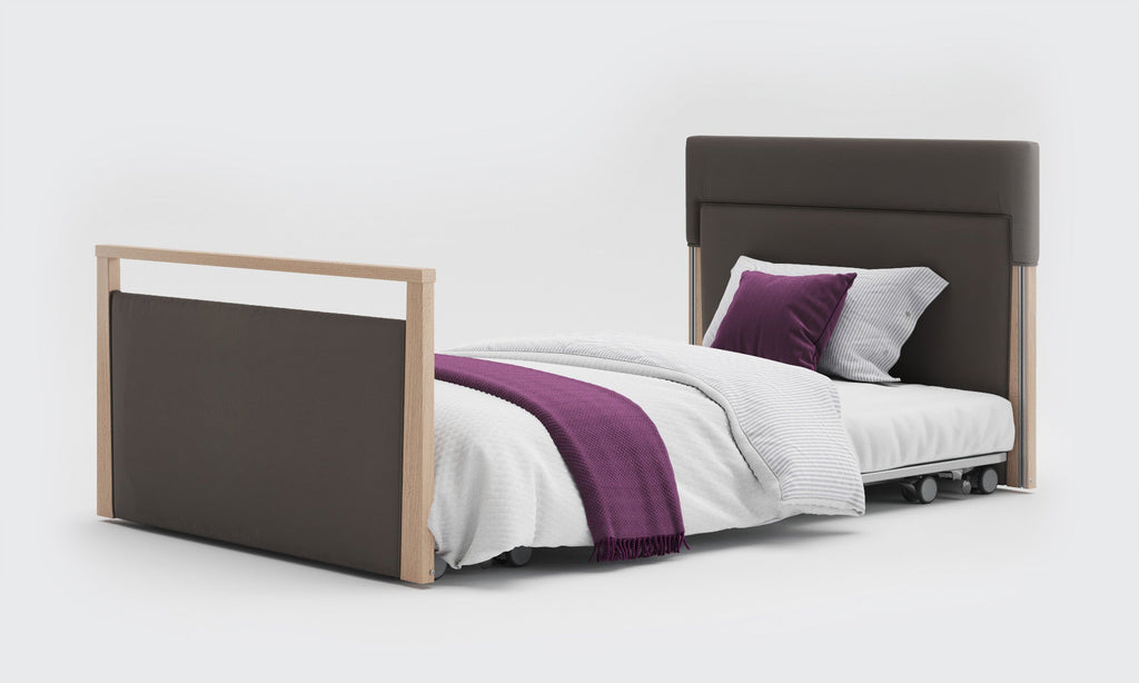 Opera Beds Solo SafeSide Upholstered Profiling Floor Bed - Ultra-Low Care Bed - Detail View 62
