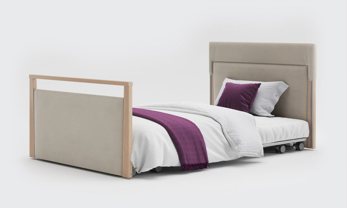 Opera Beds Solo SafeSide Upholstered Profiling Floor Bed - Ultra-Low Care Bed - Detail View 60