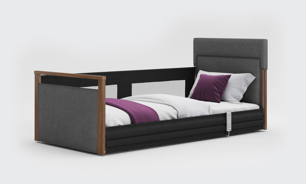 Opera Beds Solo SafeSide Upholstered Profiling Floor Bed - Ultra-Low Care Bed - Detail View 15